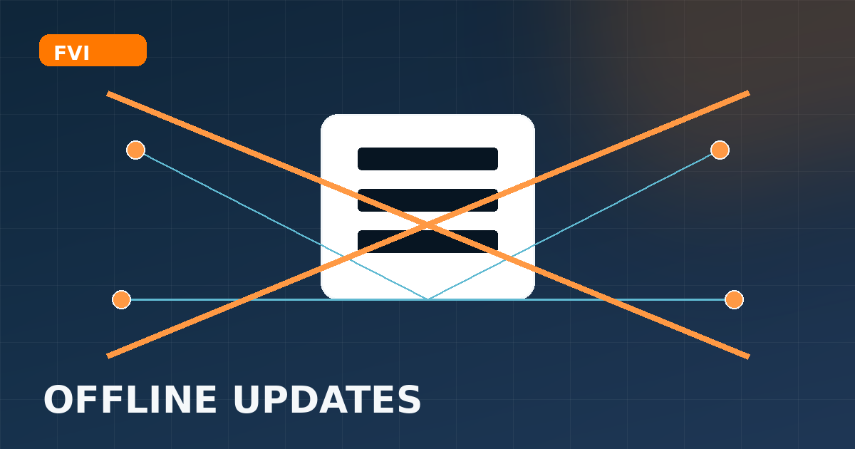 مدیریت Update محصولات امنیتی در شبکه‌های بدون اینترنت و محدود